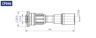 Наконечник катушки зажигания CP046 (TESLA)